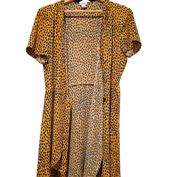 Animal Print Wrap Dress - Picture 1 of 3
